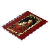 Madonna Empfang Angelic Crown Notizblock (Linke Seite)