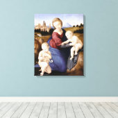 Madonna Esterhazy - Raphael - c1508 Leinwanddruck (Insitu (Holzboden))