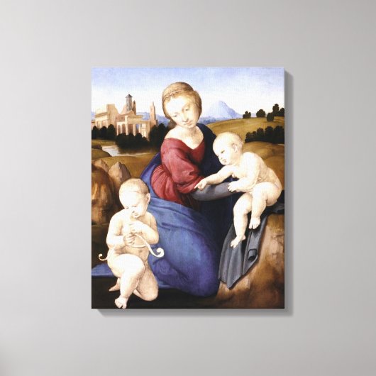 Madonna Esterhazy - Raphael - c1508 Leinwanddruck (Vorderseite)