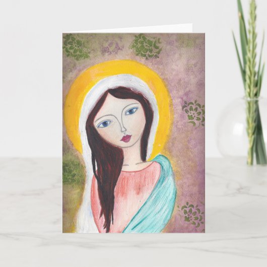 Madonna-Gruß-Karte Karte (Vorderseite)