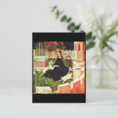 Madonna Holding White Unicorn Postkarte (Stehend Vorderseite)