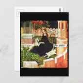 Madonna Holding White Unicorn Postkarte (Vorne/Hinten)