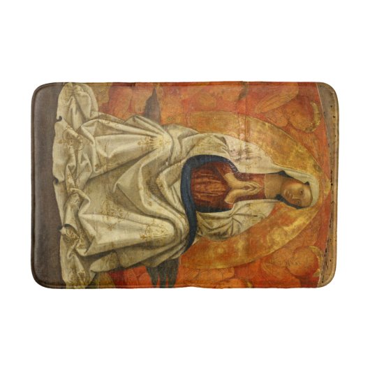 Madonna in Gloria (Jungfrau Mary Enthront) Bath Ma Badematte (Vorderseite)