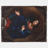 Madonna in Glory by Carlo Dolci Fleecedecke (Vorderseite (Horizontal))