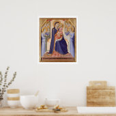 Madonna in Glory, c.1315 (tempera on panel) Poster (Küche)