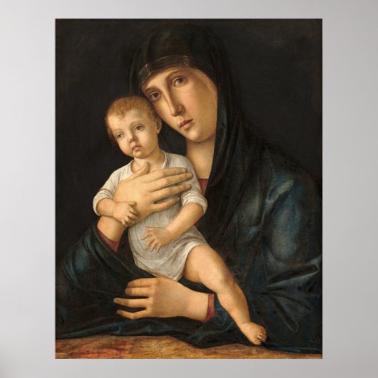 Madonna & Kind - Giovanni Bellini Gebäudes Poster (Vorne)