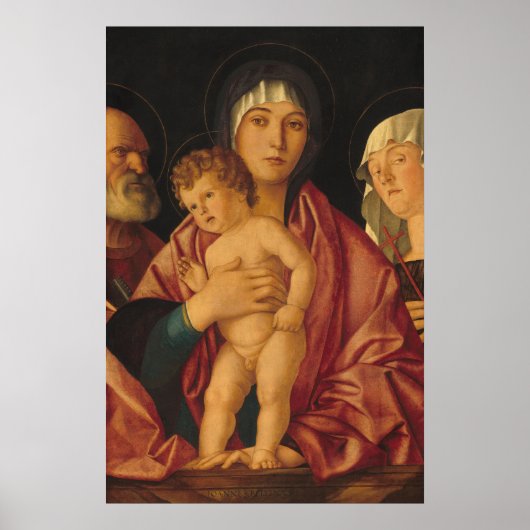 Madonna & Kind - Giovanni Bellini Gebäudes Poster (Vorne)
