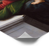 Madonna & Kind mit John Baptist Poster (Ecke)