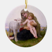 Madonna & Kind mit Lamm Weihnachtsschmuck (Vorne)