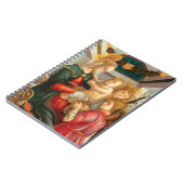 Madonna & Kind mit zwei Engeln Sandro Botticelli Notizblock (Linke Seite)