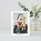 Madonna & Kind Postkarte (Stehend Vorderseite)