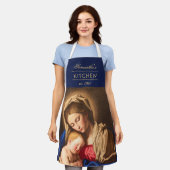 Madonna & Kind Traditionelle religiöse Weihnachten Schürze (Getragen)