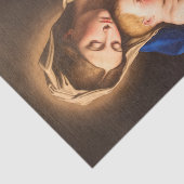 Madonna & Kind Traditionelle religiöse Weihnachten Seidenpapier (Ausschnitt)