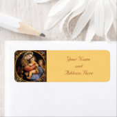 Madonna & Kind Weihnachten Rücksendeadressen-Aufkl (Insitu)