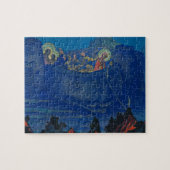 Madonna Laboris von Nicholas Roerich Puzzle (Horizontal)
