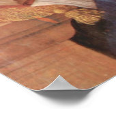 Madonna lehrt das Kind Jesus Poster (Ecke)