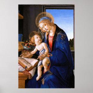 Madonna lehrt das Kind Jesus Sandro Botticelli Poster