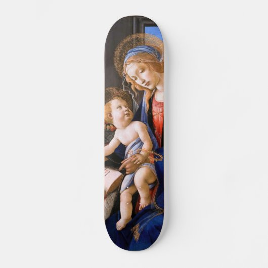 Madonna lehrt das Kind Jesus Sandro Botticelli Skateboard (Vorderseite)