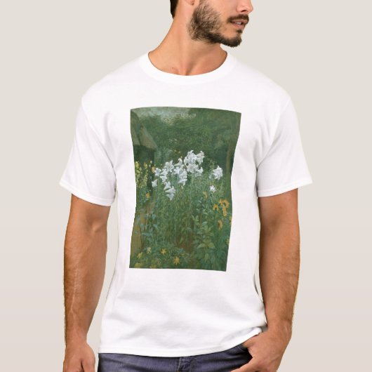 Madonna-Lilien in einem Garten T-Shirt (Vorderseite)