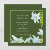 Madonna Lily Save the Date Hochzeit (Vorne/Hinten)