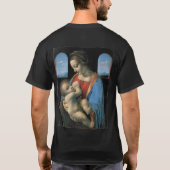 Madonna Litta durch Leonardo da Vinci T-Shirt (Rückseite)