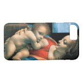Madonna Litta, Leonardo da Vinci, 1490-1491 Case-Mate iPhone Hülle (Rückseite (Horizontal))