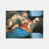 Madonna Litta, Leonardo da Vinci, 1490-1491 Fleecedecke (Vorderseite (Horizontal))