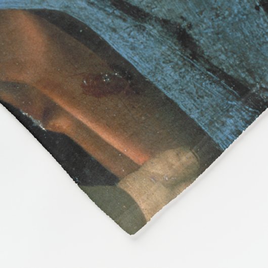 Madonna Litta, Leonardo da Vinci, 1490-1491 Fleecedecke (Ecke)