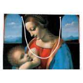 Madonna Litta, Leonardo da Vinci, 1490-1491 Große Geschenktüte (Rückseite)