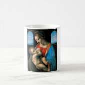 Madonna Litta, Leonardo da Vinci, 1490-1491 Kaffeetasse (Mittel)