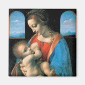Madonna Litta, Leonardo da Vinci, 1490-1491 Magnet (Vorne)