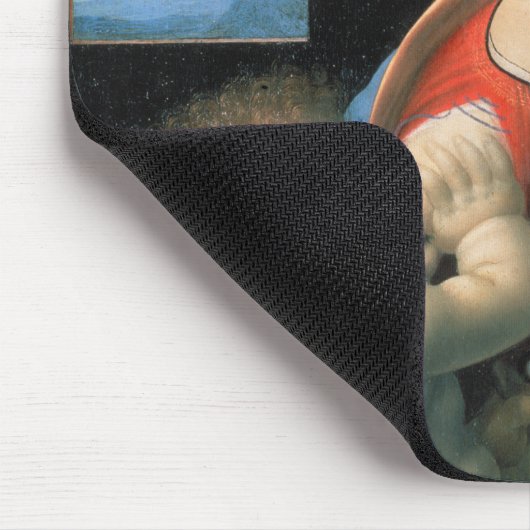 Madonna Litta, Leonardo da Vinci, 1490-1491 Mousepad (Ecke)