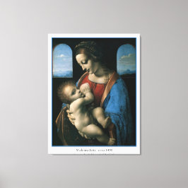 Madonna Litta Leonardo Da Vinci Leinwanddruck