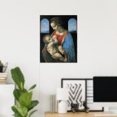 Madonna Litta von Leonardo da Vinci Poster (Heimbüro)