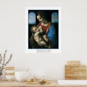Madonna Litta von Leonardo Da Vinci Poster (Küche)