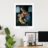 Madonna Litta von Leonardo Da Vinci Poster (Heimbüro)