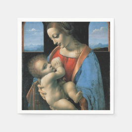 Madonna Litta von Leonardo da Vinci Serviette