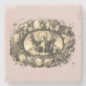 Madonna – Maria – Virgin Mary – Gottesmutter Steinuntersetzer (Vorderseite)
