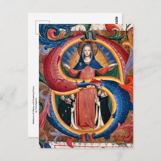 Madonna mit Barmherzigkeit von Kneeling Friars von Postkarte (Vorne/Hinten)