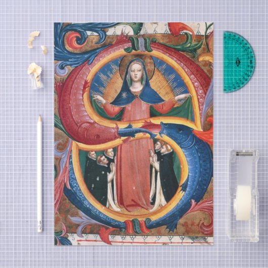 Madonna mit Barmherzigkeit von Kneeling Friars von Seidenpapier (Handwerk)