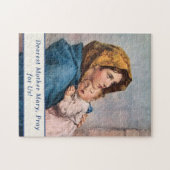 Madonna mit Christkind individuell gestaltbar Puzzle (Horizontal)