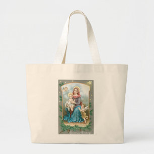 Madonna mit Christkind Jumbo Stoffbeutel