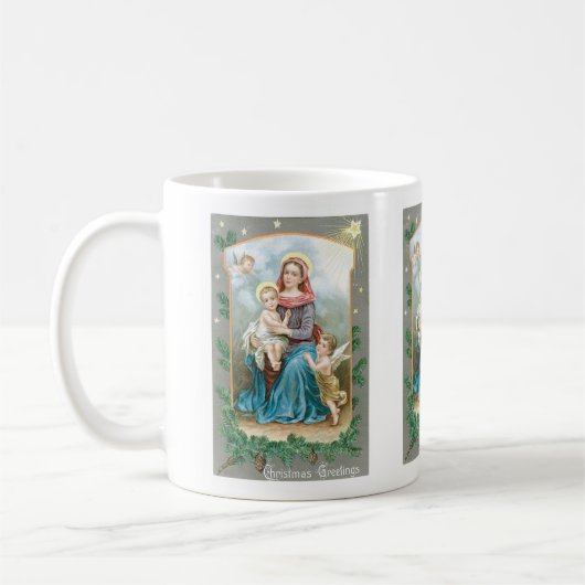 Madonna mit Christkind Kaffeetasse (Links)