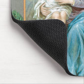 Madonna mit Christkind Mousepad (Ecke)
