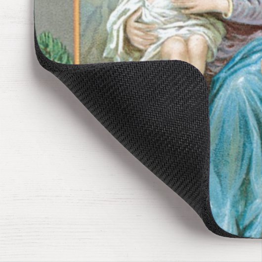 Madonna mit Christkind Mousepad (Ecke)