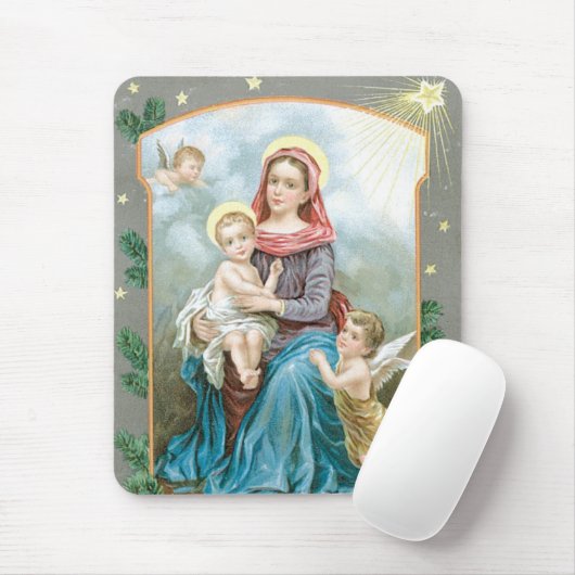 Madonna mit Christkind Mousepad (Mit Mouse)