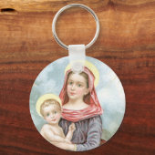 Madonna mit Christkind Schlüsselanhänger (Vorderseite)