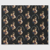 Madonna mit Christus Kind anpassbare Weihnachten Geschenkpapier (Flach)