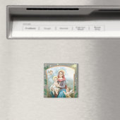Madonna mit Christus Kind Magnet (In Situ (Geschirrspüler))