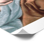 Madonna mit Christus schlafend Kind von Gentilesch Poster (Ecke)